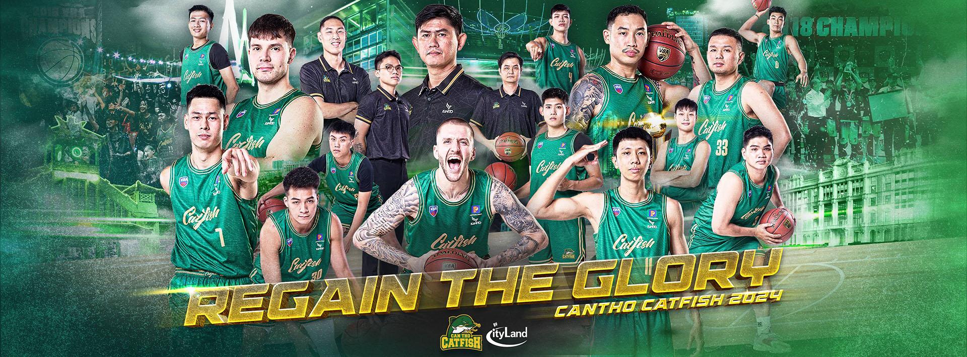 CITYLAND GROUP: CANTHO CATFISH BASKETBALL TEAM RISES TO TOP 2 OF VBA 2024 AFTER 4 CONSECUTIVE VICTORIES