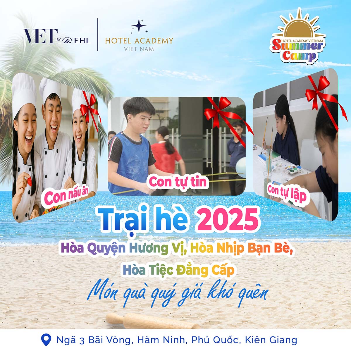 HOTEL ACADEMY VIETNAM OFFICIALLY LAUNCHES SUMMER CAMP 2025 IN PHU QUOC