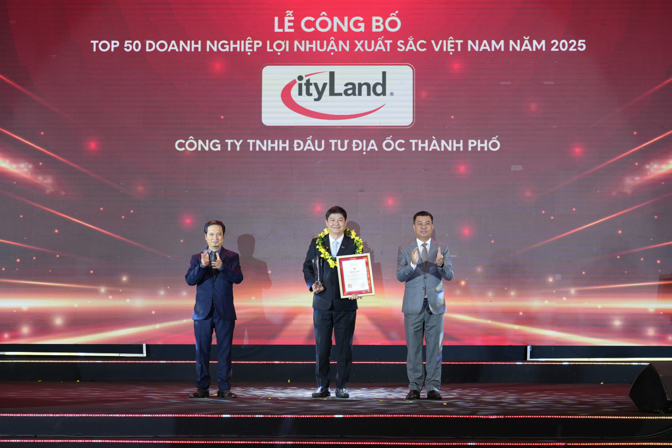CITYLAND GROUP CELEBRATES SECOND CONSECUTIVE RECOGNITION AS ONE OF VIETNAM’S TOP 50 PROFITABLE COMPANIES IN 2025