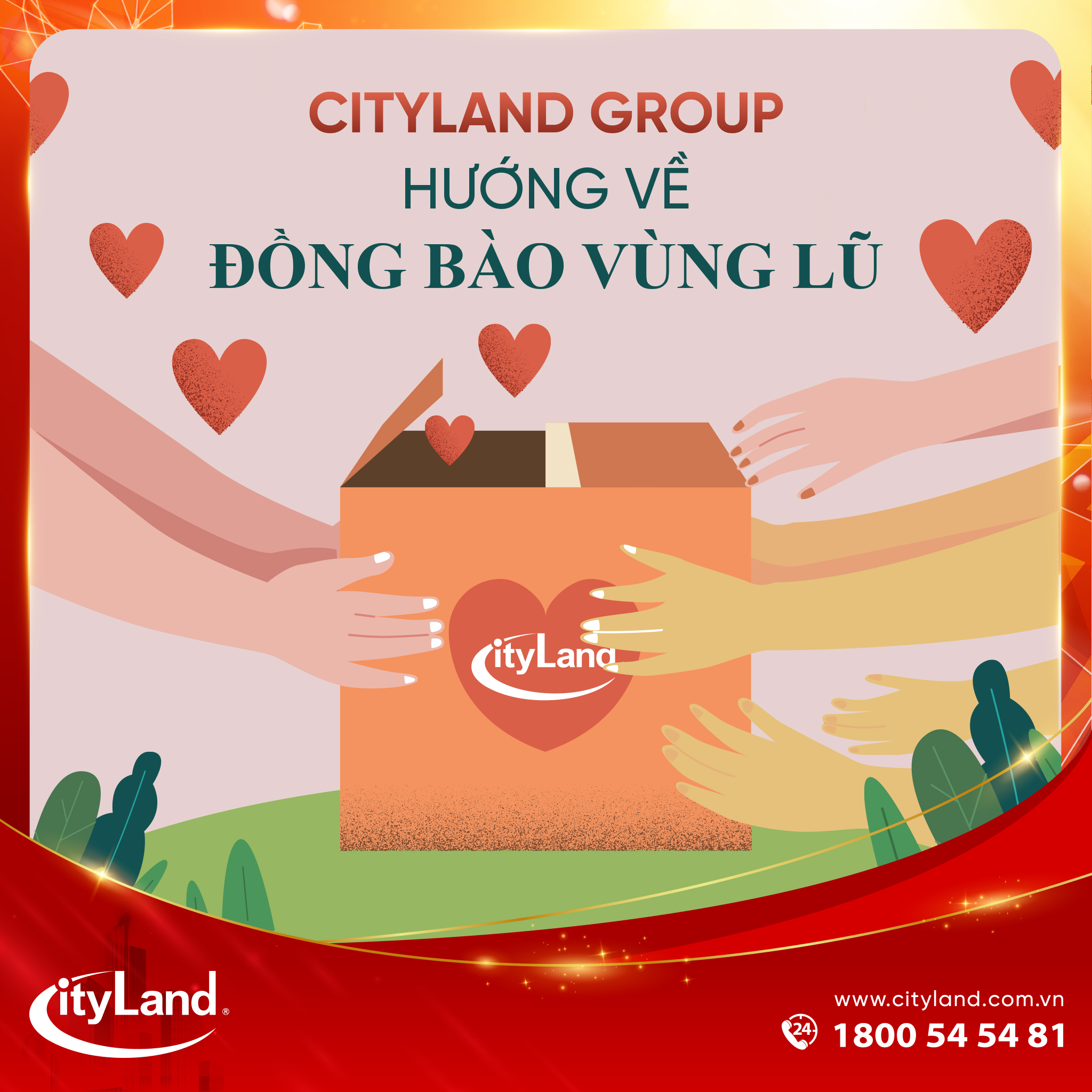 CITYLAND GROUP – LAN TỎA YÊU THƯƠNG TỪ TRÁI TIM NGƯỜI CITYLAND
