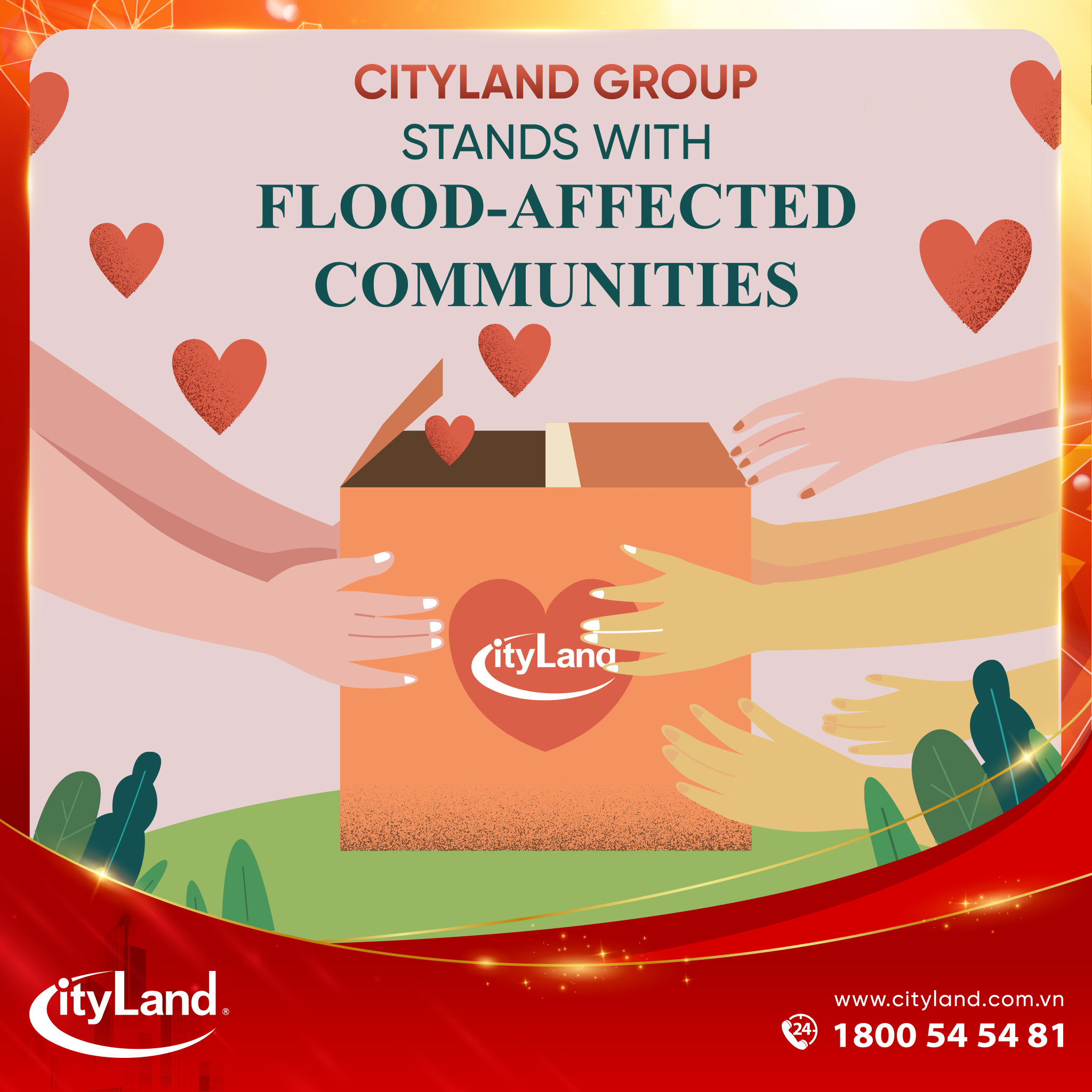 CITYLAND GROUP – SPREADING KINDNESS FROM THE HEART OF OUR PEOPLE