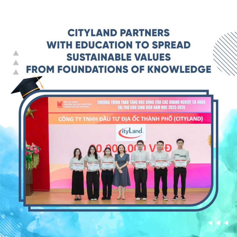 CITYLAND GROUP PARTNERS WITH EDUCATION TO SPREAD SUSTAINABLE VALUES FROM FOUNDATIONS OF KNOWLEDGE